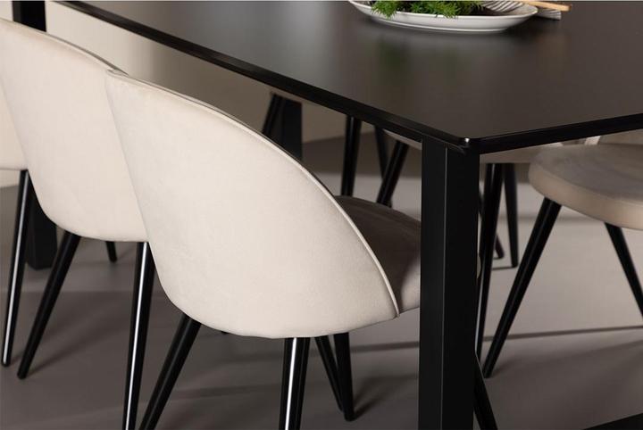 Produktbild Ebuy24 Essgruppe Oslo schwarz (MDF)