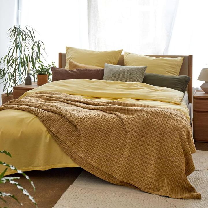 Image du produit Urbanara Tagesdecke Anadia 180 x 200 cm, Salbeigrün (200 x 180 cm)