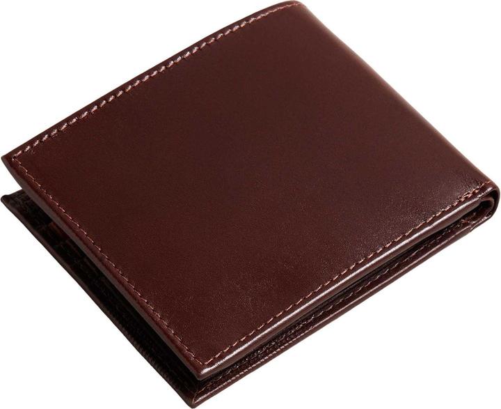 Actual product image Ted Baker Embossed Corner Leather Bifold Coin Wallet