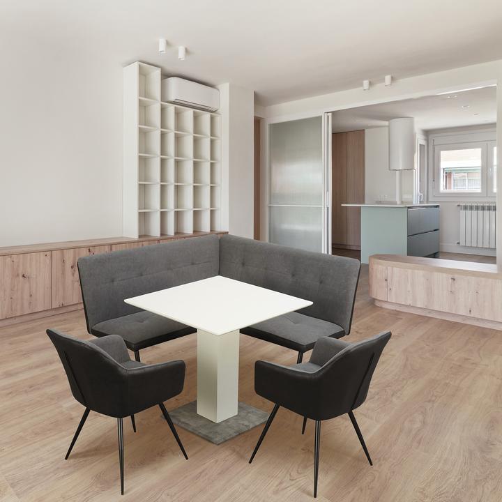 Actual product image HTI-Living Sitzgruppe Anthrazit/Grau/Weiss Joschka (MDF)