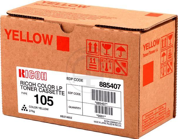 Produktbild RICOH Toner yellow Orig.Nr. 885407 (Y)