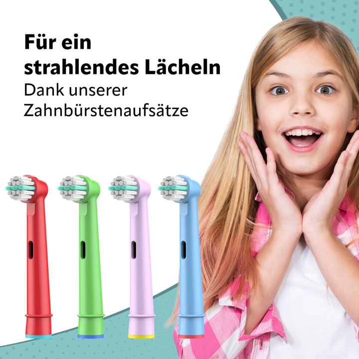 Ora-Care Replacement brushes for children compatible with Oral-B 8-pack (8 x)