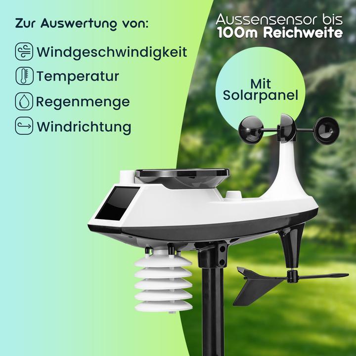 Produktbild Casativo WLAN Wetterstation mit XL-Farbdisplay