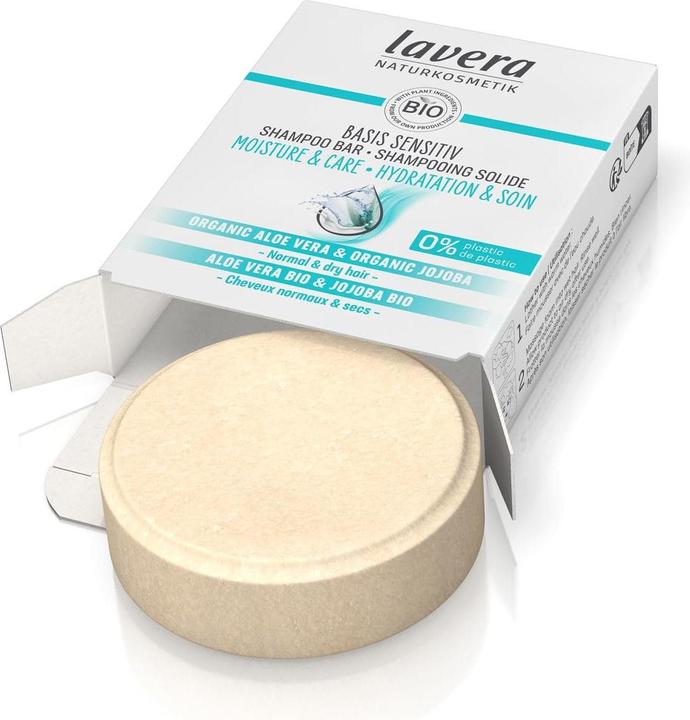 Immagine prodotto Lavera Festes Shampoo basis sensitiv Feuchtigkeit & Pflege 50 g (Shampoo solido)