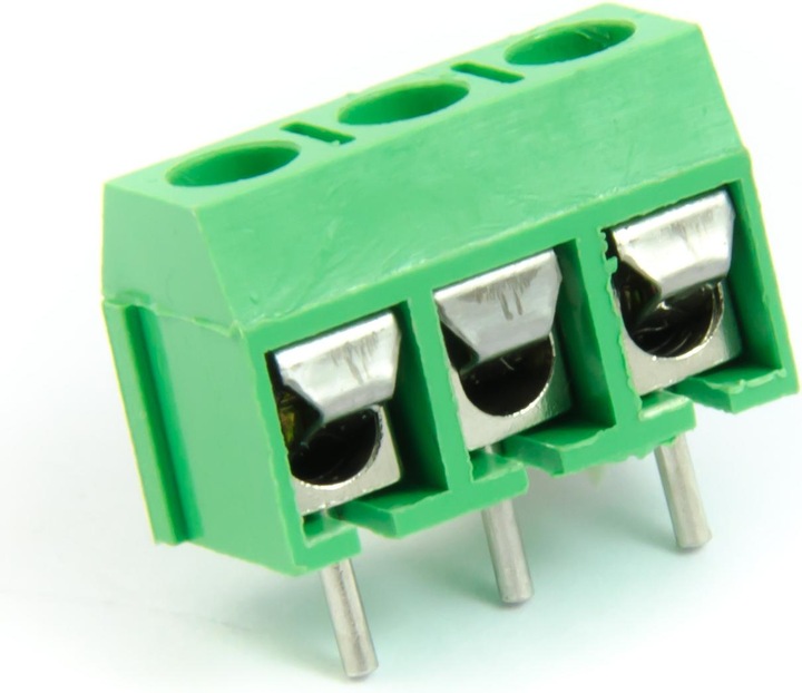 Actual product image Purecrea 3P PCB terminal block with screw connection