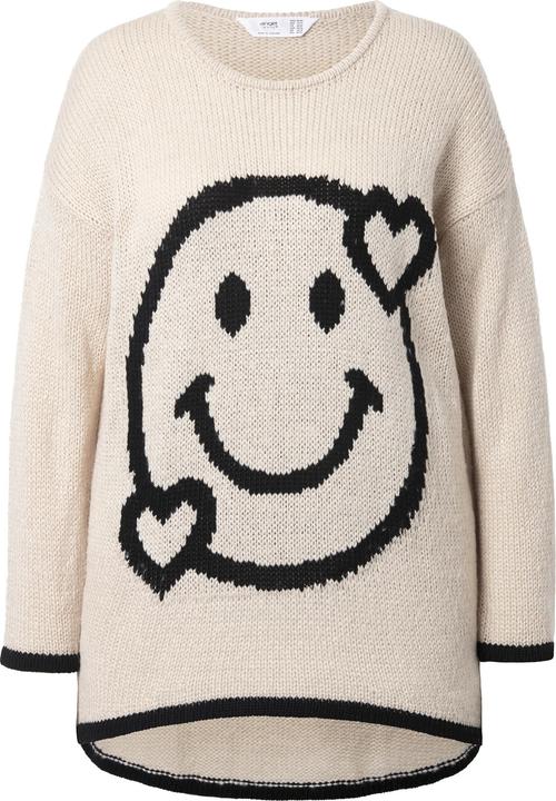 Produktbild Angel of Style Pullover, A-Linie, Smiley, Saum hinten länger (50, 52)
