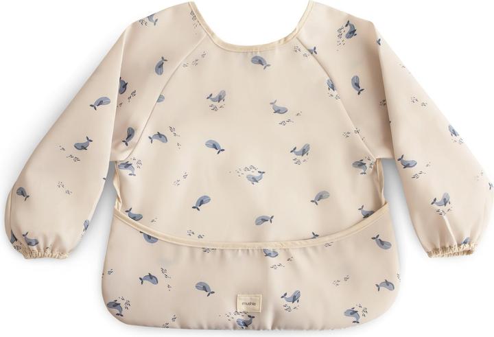 Actual product image Mushie Long Sleeve Bib (6 Months)
