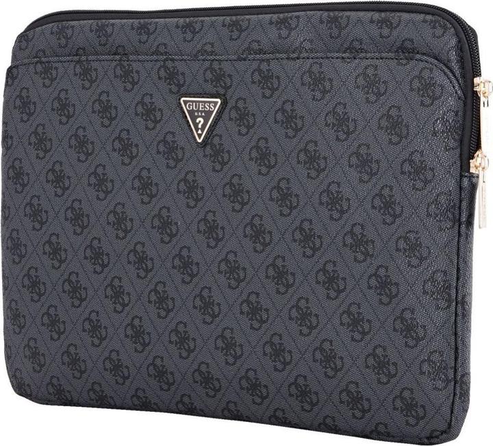 Produktbild Guess Bag Sleeve 14" 4G Zipper Pocket Triangle Logo black (14", Apple)