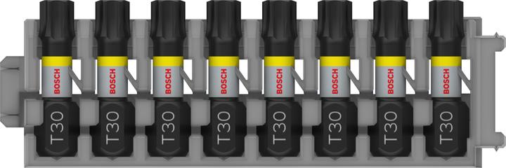 Actual product image Bosch Zubehör PRO Torx Impact Bit, T30, 25 mm, 8 pcs. (Hexagon socket TX M30)