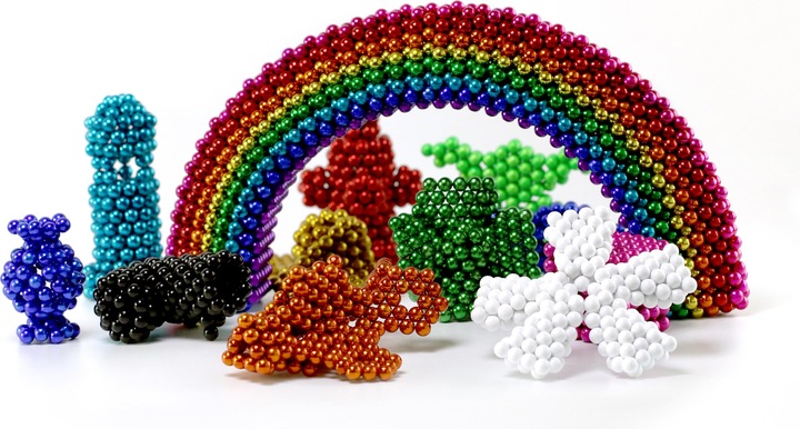 Immagine prodotto Neoballs Sfere magnetiche arcobaleno – Tesseract Cassette