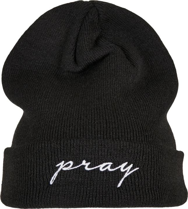 Actual product image Mister Tee Pray Embroidery Beanie - 15845 (One size)