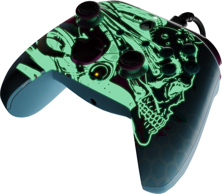 Actual product image PDP Controller kabelgb.Rematch AndroidDreams GlowinDark XboX (Xbox Series S, PC, Xbox Series X, Xbox One S)