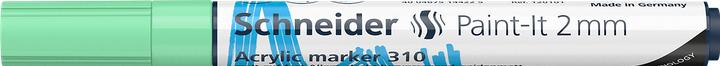 Valeurs nutritives et ingrédients Schneider Marqueur acrylique Paint-It 310 2mm vert pastel (1 x)