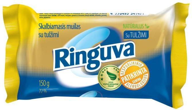 Produktbild Ringuva Laundry Soap With Ox-Gall (Kernseife, 150 g)