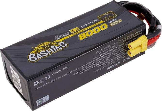 Gens Ace RC-Akku 8000 mAh 22.2 V 100C 6S1P EC5 GT Bashing (22.20 V, 8000 mAh)