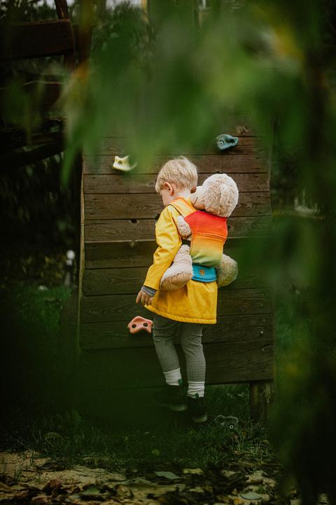 Produktbild Lennylamb Puppentrage - Rainbow Baby