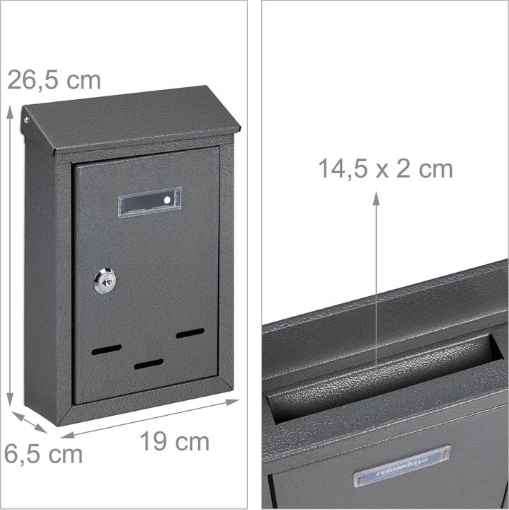 Actual product image Relaxdays letterbox