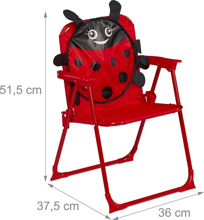 Image du produit Relaxdays Kinder Klappstuhl mit Motiv (Chaise haute)