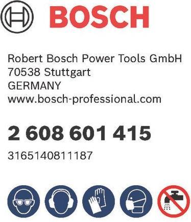 Actual product image Bosch Professional Accessories 2608601415 2608601415 Segments for dry core bits 3 pcs. (52 mm)