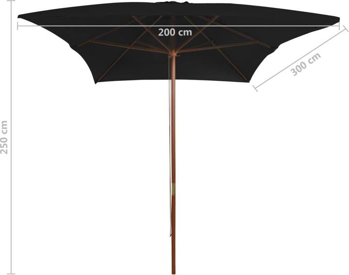 Produktbild vidaXL Sonnenschirm (2 m)