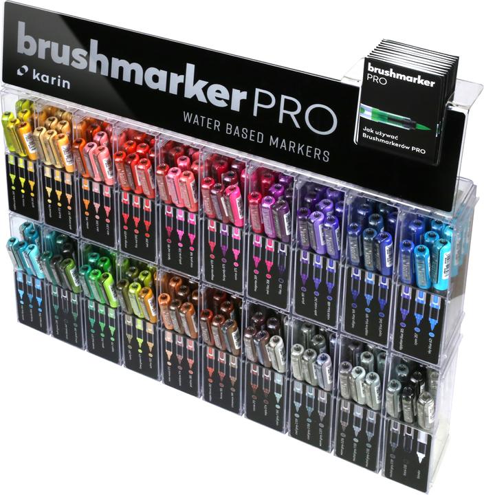 Actual product image Karin PRO - Brush Marker Display (Multicoloured, 240 x)