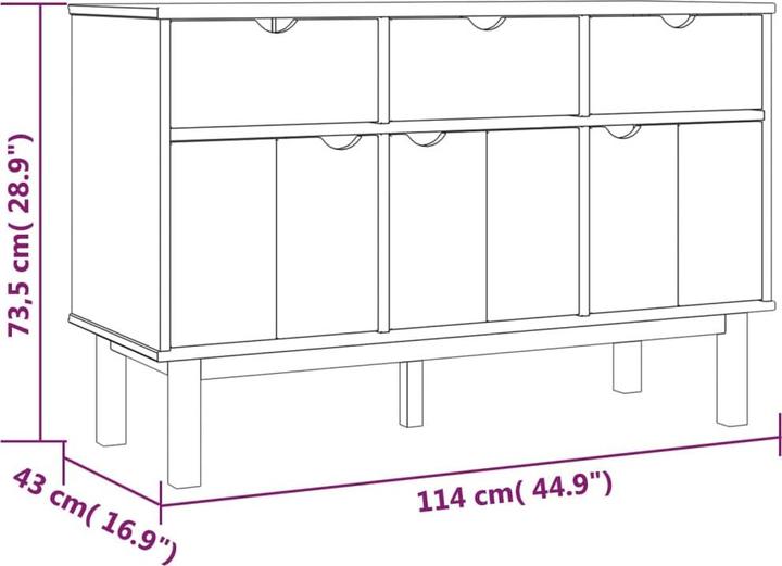 Produktbild vidaXL Michael (114 x 114 x 73.50 cm)