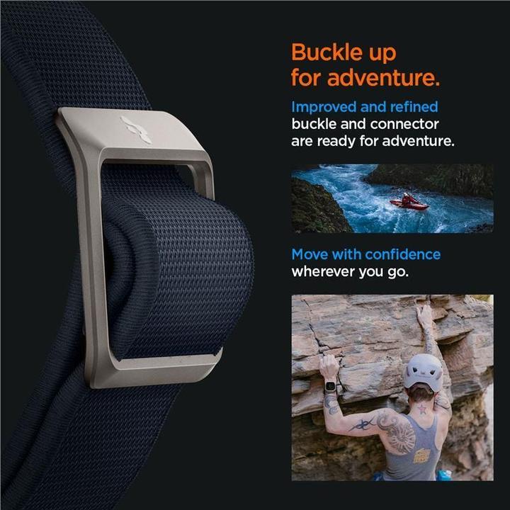 Image du produit Spigen Bande Fit Lite pour Apple Watch Series 42, 44, 45, 49 mm - bleu marine (42 mm, 44 mm, 45 mm, 49 mm, Nylon, Tissu, Acier inoxydable)