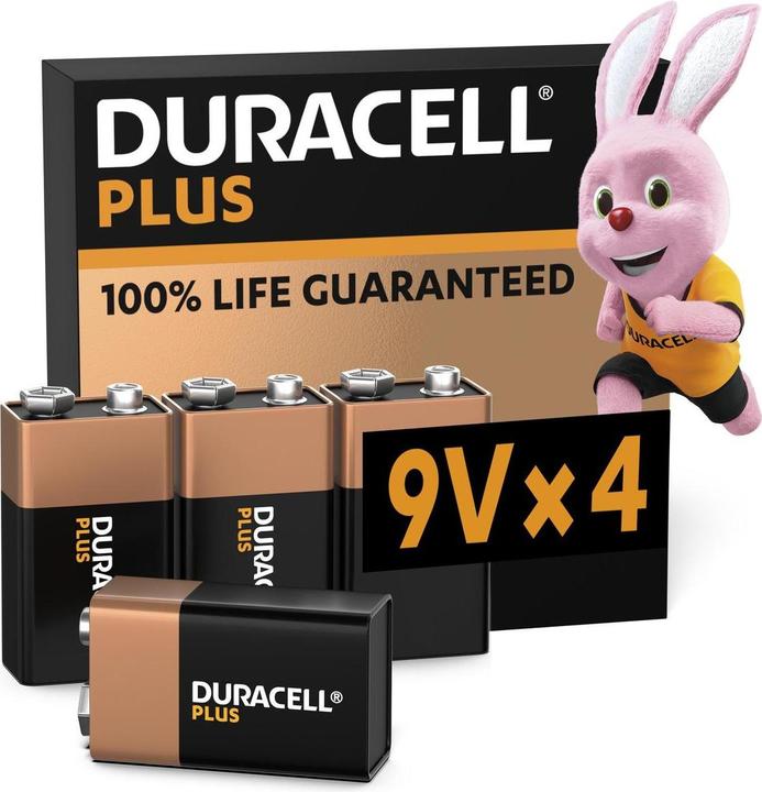 Produktbild Duracell Plus Power (4 Stk., 9V Block)