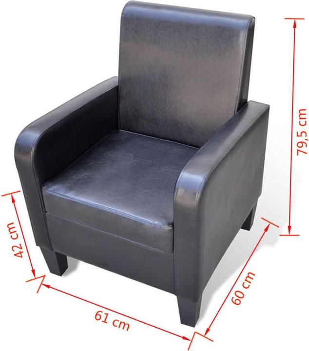 Actual product image vidaXL Sessel