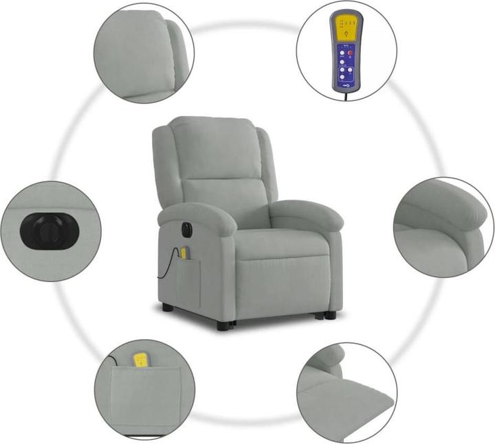 Image du produit vidaXL Massagesessel mit Aufstehhilfe