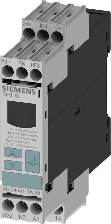 Produktbild Siemens SIRIUS 3UG4 Überwachungsrelais 3UG4651-1AW30 Überwachungsrelais für Drehzahlunter- und -überschreitu