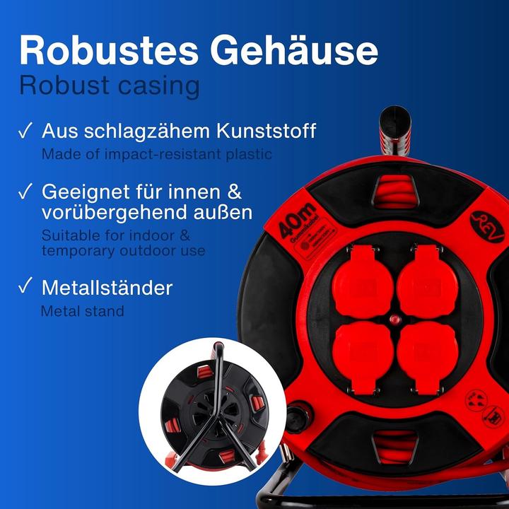 Actual product image REV Cable drum (40 m, 1.50 mm²)