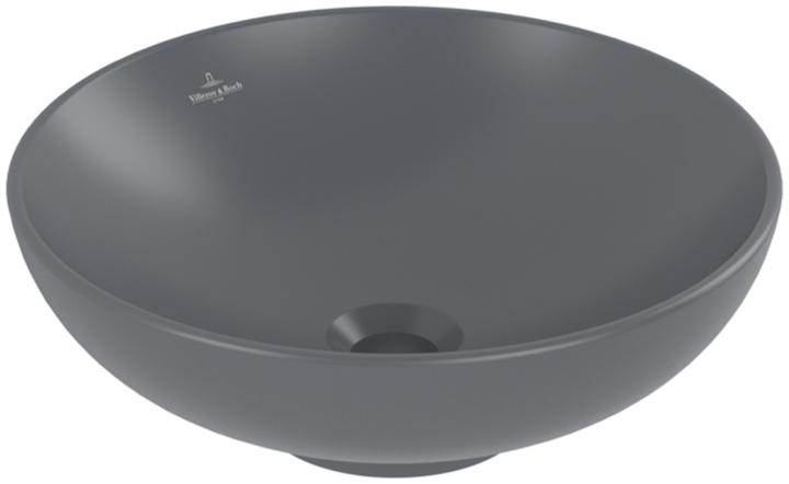 Immagine prodotto Villeroy & Boch V&B Lavabo da appoggio LOOP & FRIENDS con ÜL d= 420 mm grafite C+ (420 mm, 420 mm)