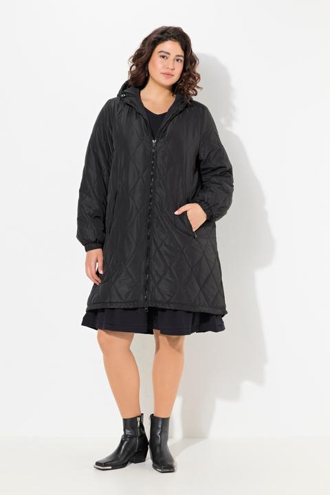 Actual product image Ulla Popken Lightly Quilted Water Repellent Coat