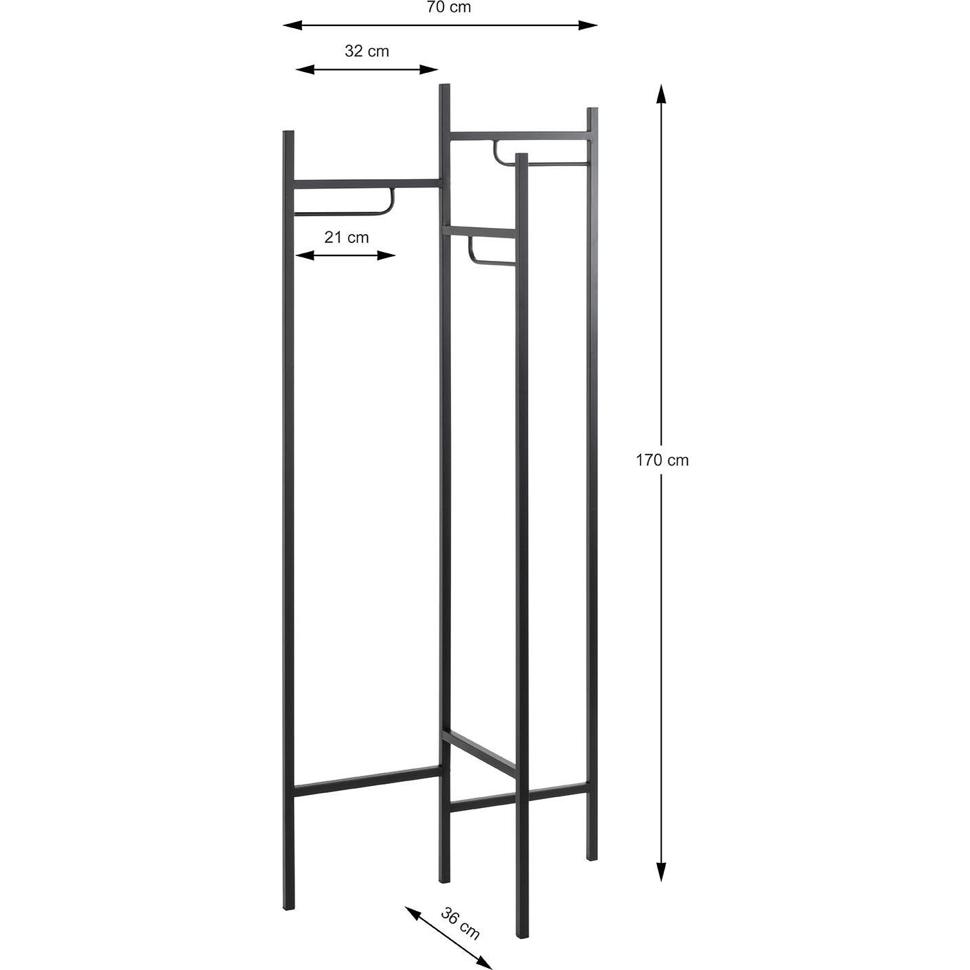 Thumbnail - HAKU Möbel, Kleiderständer + Kleiderstange, Garderobenständer