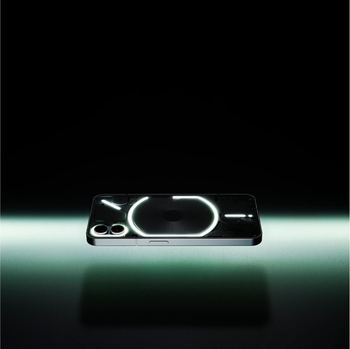 Produktbild Nothing Phone (1) (8GB) (256 GB, Schwarz, 6.55", Dual SIM, 50 Mpx, 5G)