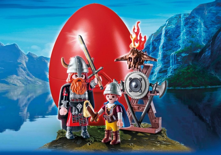 Actual product image Playmobil Big and small Viking (9209, Playmobil History)