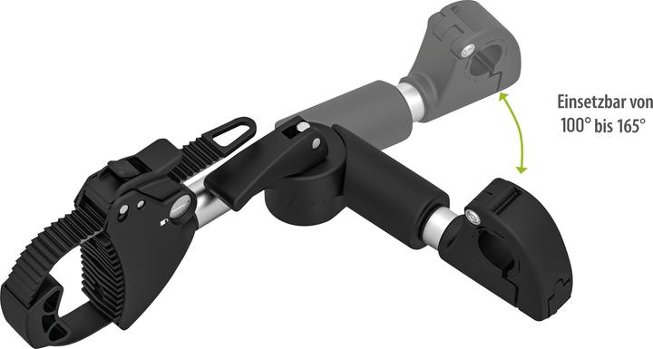 Produktbild Eufab Strap-Rahmenhalter (Schwarz)