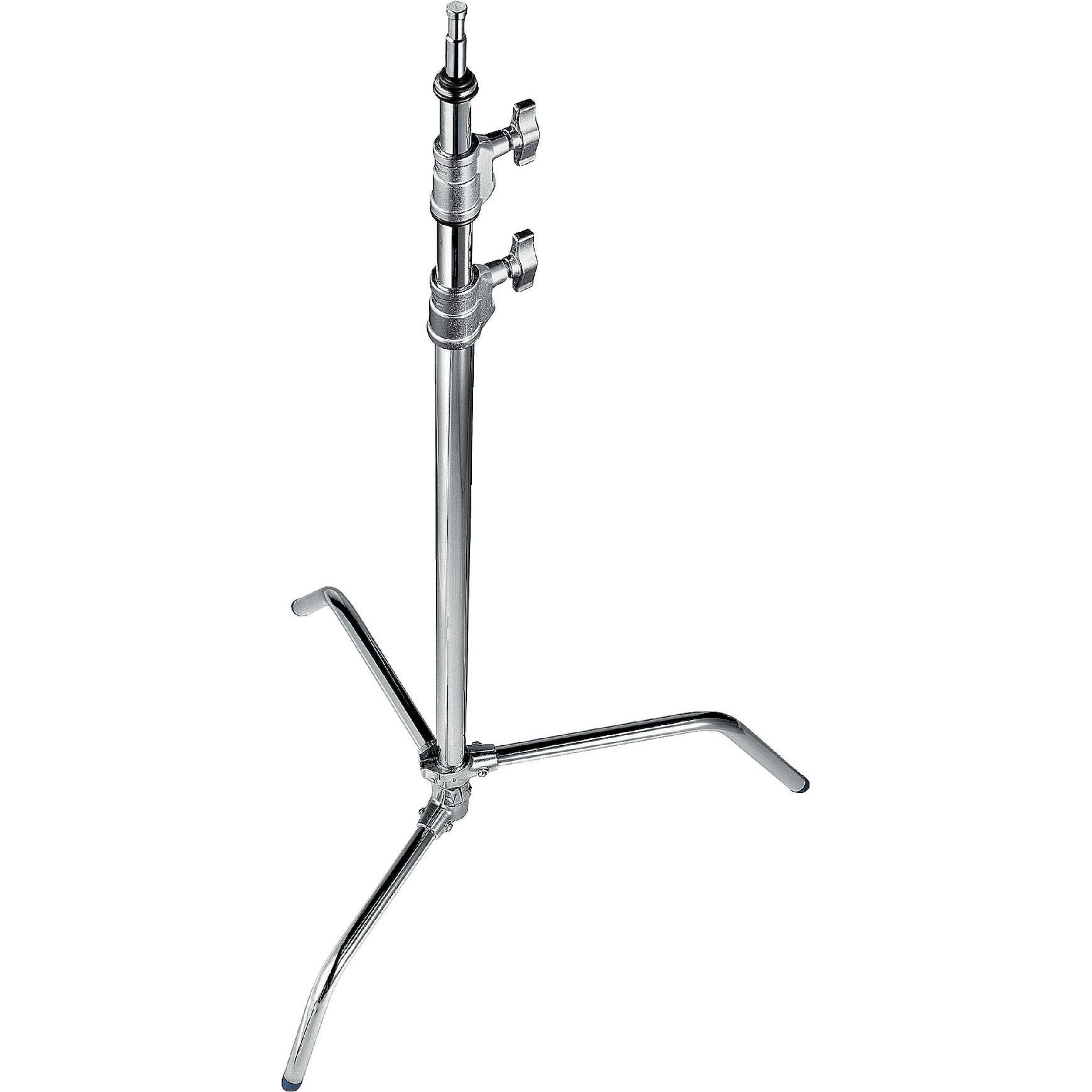 Avenger C-Stand 25, acciaio (253 cm, 10 kg), Treppiede per lampade + flash, Argento