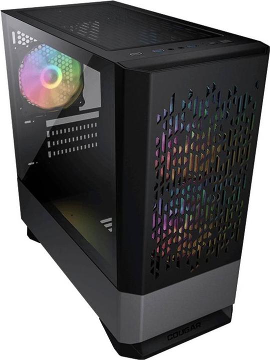 Actual product image Cougar Boitier Mini Tour Micro ATX MG140 Air RGB avec panneau vitré (Noir) (mATX, Mini-ATX)
