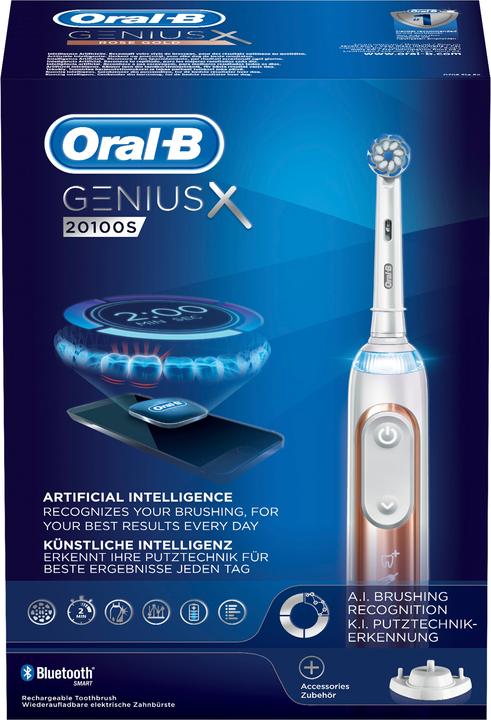 Actual product image Oral-B Genius X with artificial intelligence (Oscillating toothbrush)
