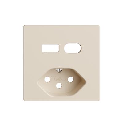 Feller Kit de cache prise USB A+C/T13 crema