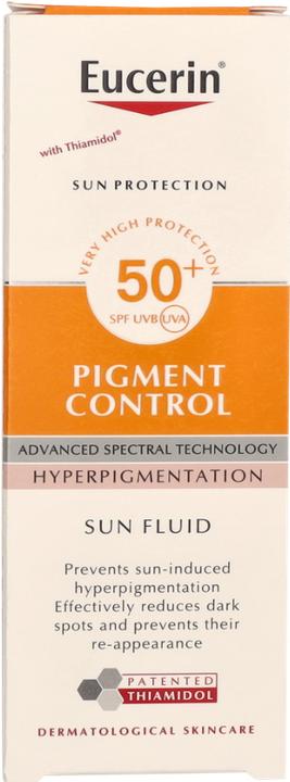 Actual product image Eucerin Pigment Control (Suntan cream, SPF 50, 50 ml)