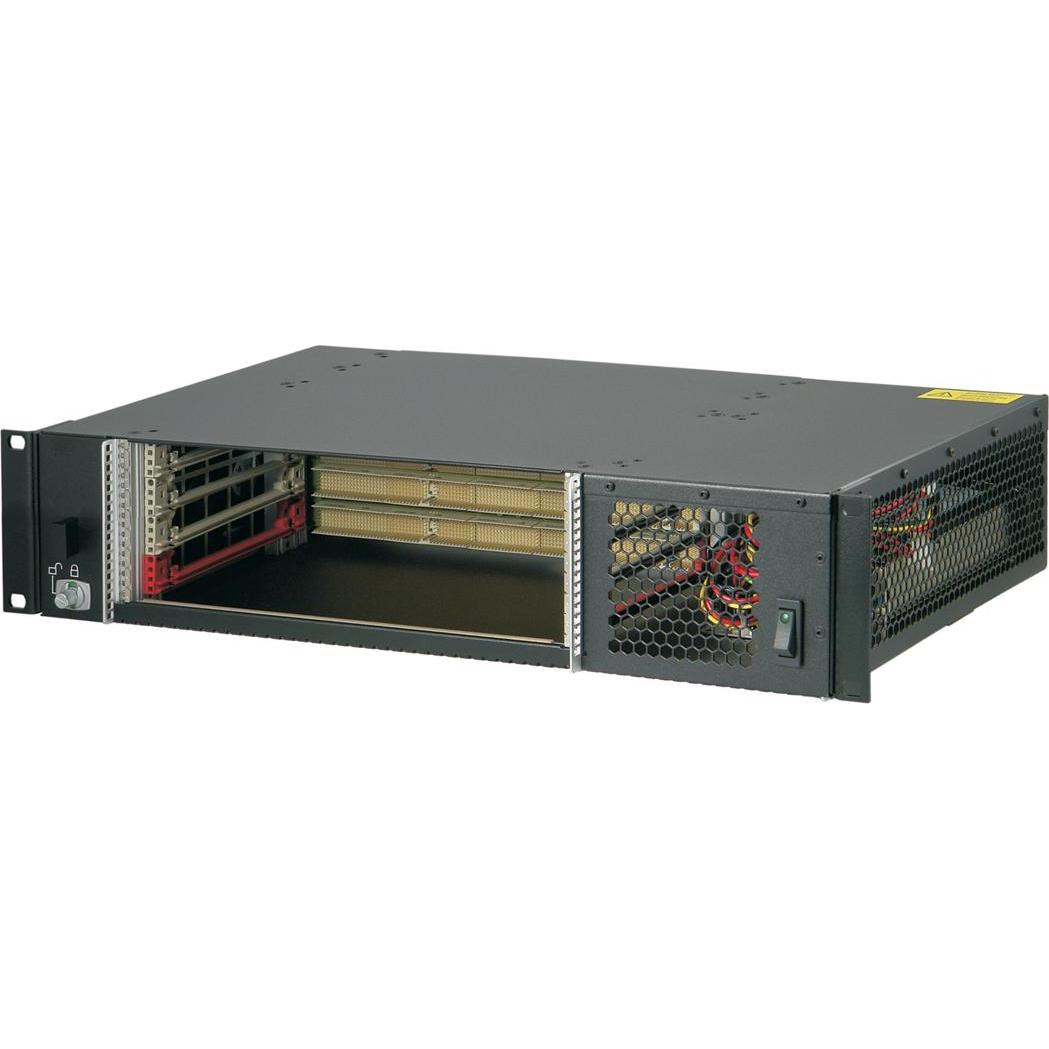 Schroff 2 U, 4 slot, con I/O posteriore e alimentatore ATX - BGTR 2HE 275T 4SL CPCI AT, Accessori per armadio rack