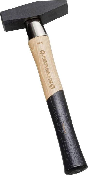 Actual product image Peddinghaus Locksmith's hammer with metal impact protection sleeve and hickory handle (440 g)