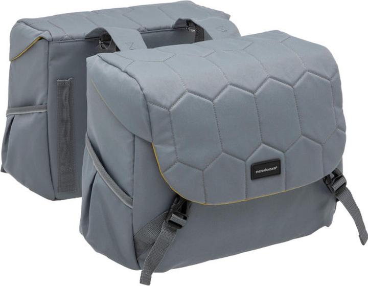 Produktbild New Looxs Tasche Mondi Joy Double Quiltedgrey. (38 l, Gepäckträgertasche)