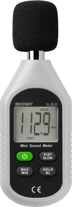 Actual product image Voltcraft Schallpegel-Messgerät SL-10 R 30 - 130 dB 31.5 Hz - 8 kHz Gehäuse au