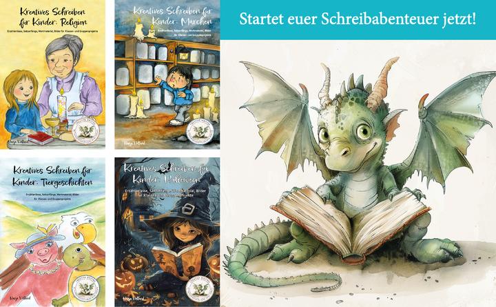 Produktbild Kreatives Schreiben für Kinder: Halloween (Deutsch, Nanja Holland, 2024)