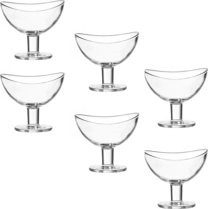 Image du produit Leonardo Coupe à dessert Loop 6 pièces, Transparent (13.50 cm, 0.30 l, 6 x)