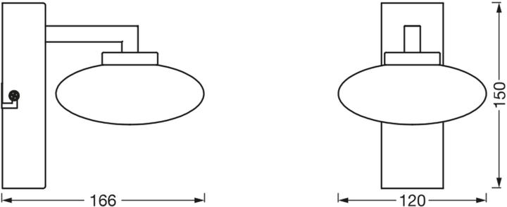 Produktbild Ledvance Smart+ Wifi Orbis Wall Elypse (500 lm)